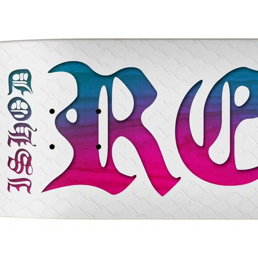 Real Skateboard Deck Ishod 8.38" Pro Bold Raised Ink with Pearlescent Overspray