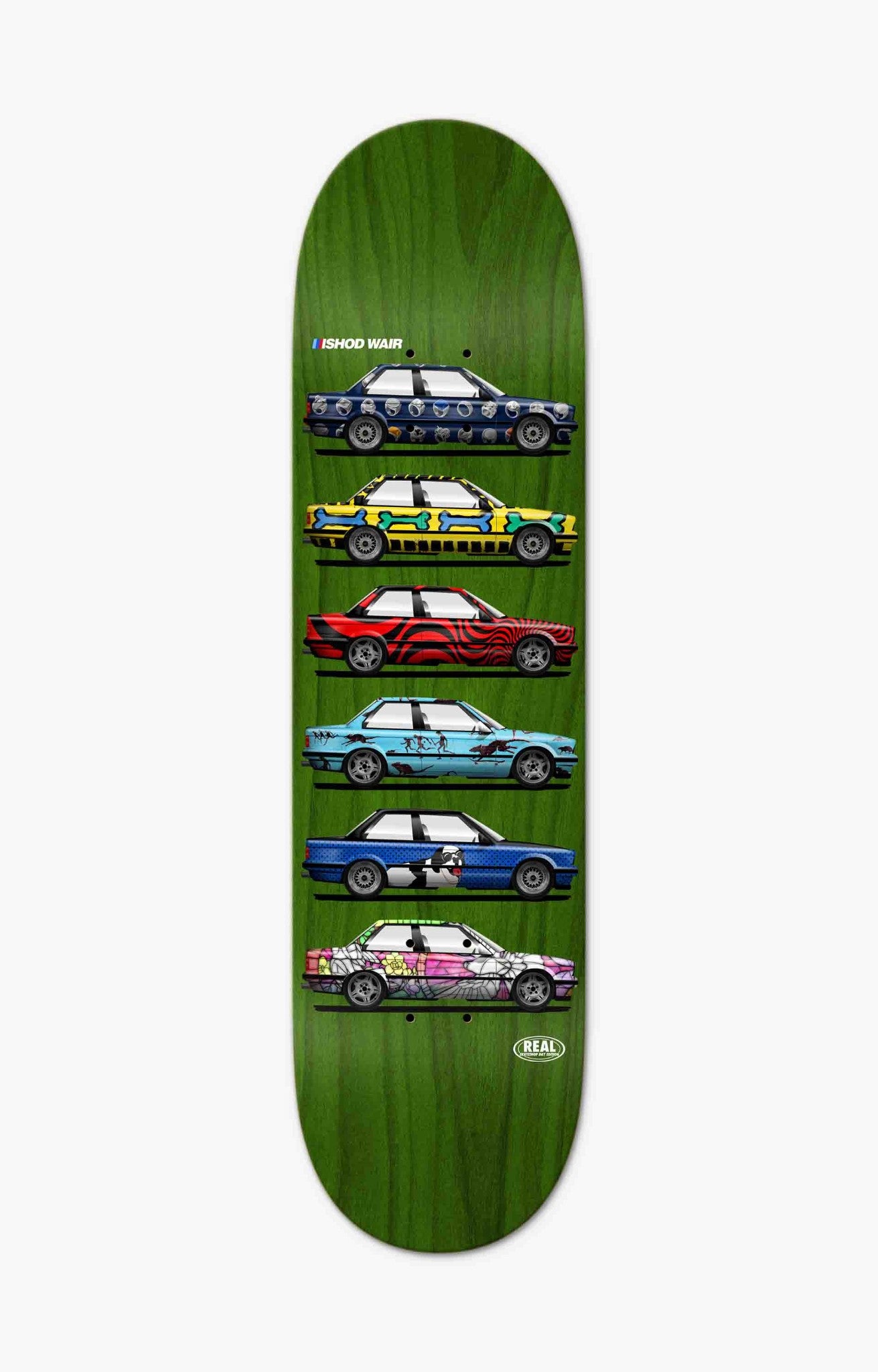 Real Deck Ishod SSD BLACK BAG Customs 1 8.25" Twin Tail Easy Riders