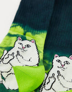 Ripndip Socks Lord Nermal Prisma Mutli Osfm Rip N Dip Skateboard Sox
