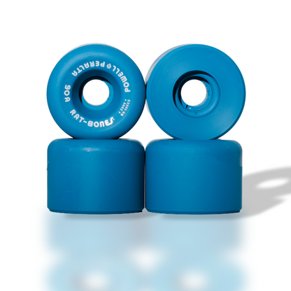 Powell Peralta Skateboard Wheels Rat Bones Blue 60mm 90a 2008 Reissue