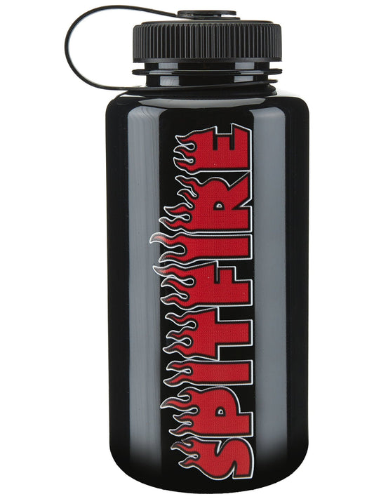 Spitfire Wheels Water Bottle Demonseed Script Opaque Black 1 Litre