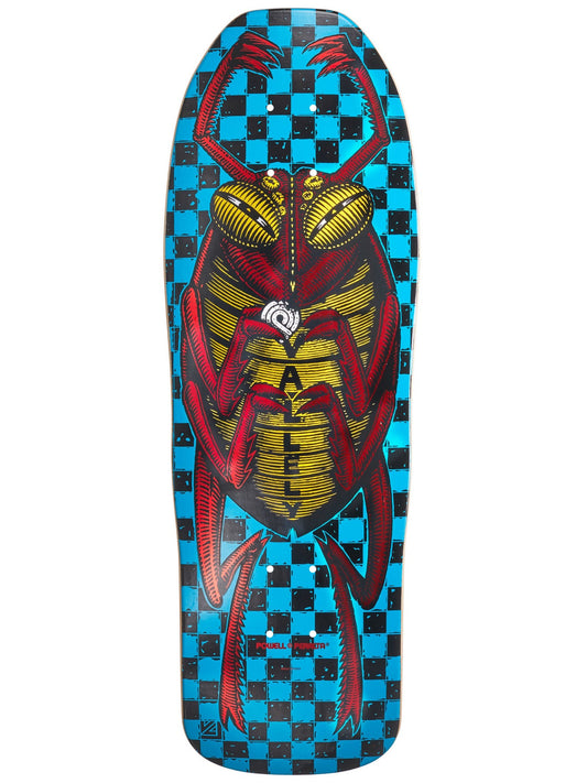 Powell Peralta Skateboard Deck Mike Vallely Bug Reissue Blue/Red Foil 10"