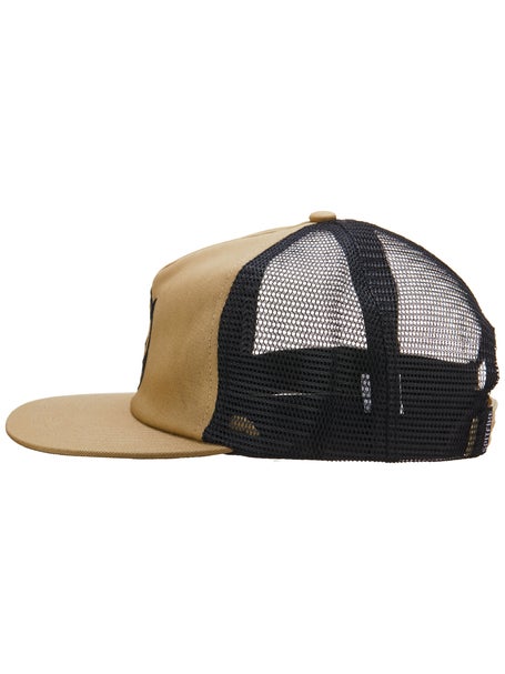 Spitfire Wheels Trucker Bighead Tan Black Snapback Cap Skateboard Hat