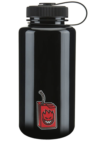 Spitfire Wheels Water Bottle Demonseed Script Opaque Black 1 LITRE
