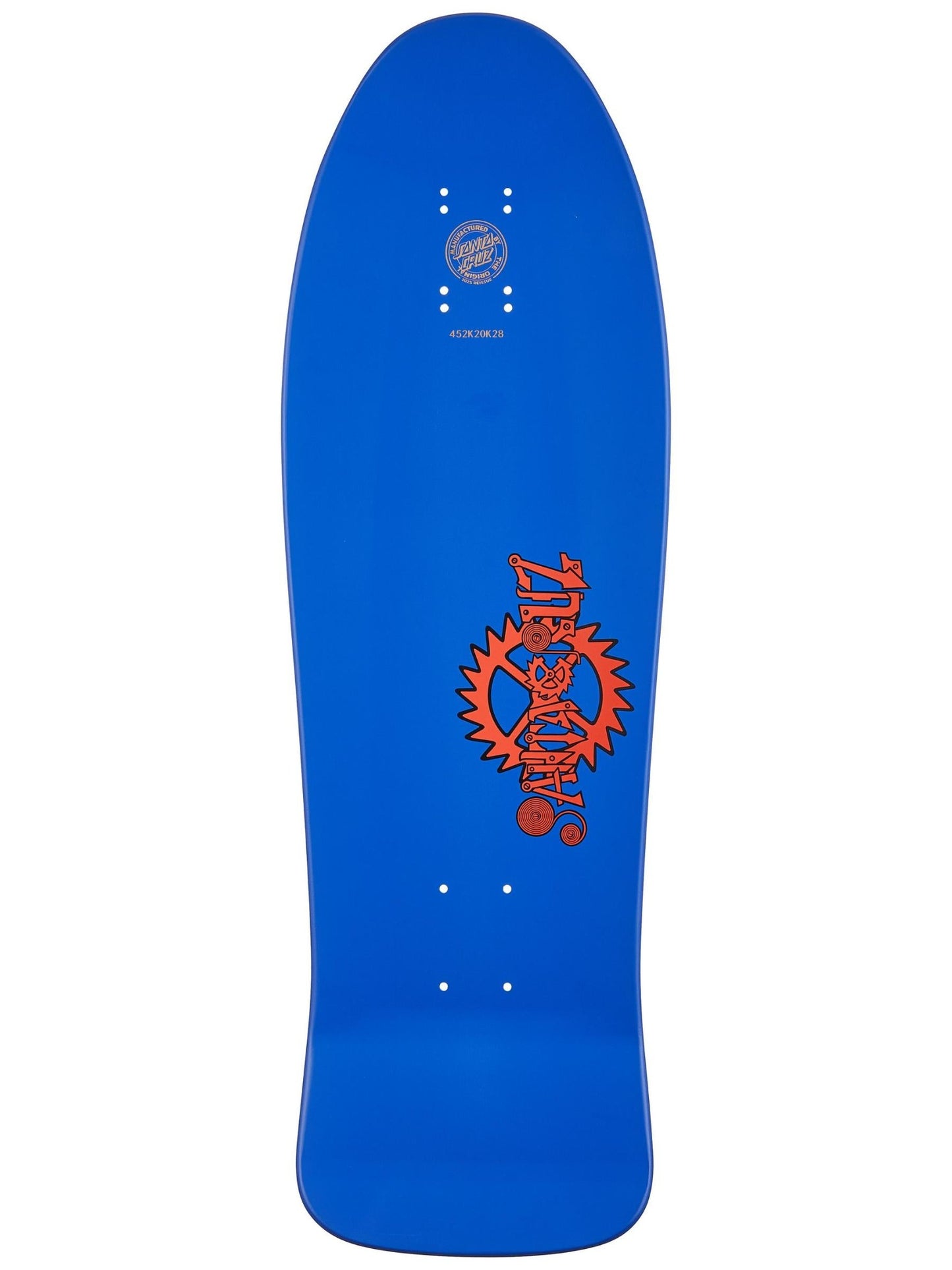 Santa Cruz Skateboard Deck Claus Grabke All Around Neon Blue 9.898" Reissue