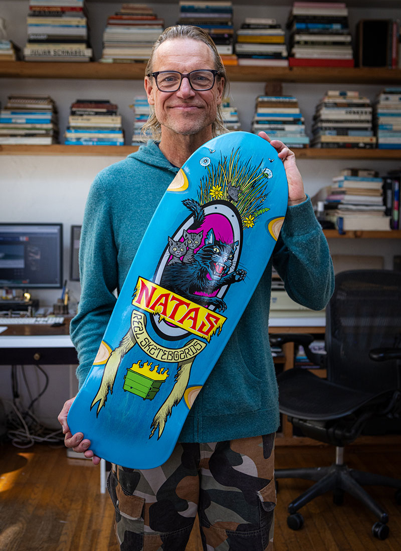 Real Deck Natas Kaupas Skate Shop Day 2025 Exclusive Guest Pro Reissue Shape