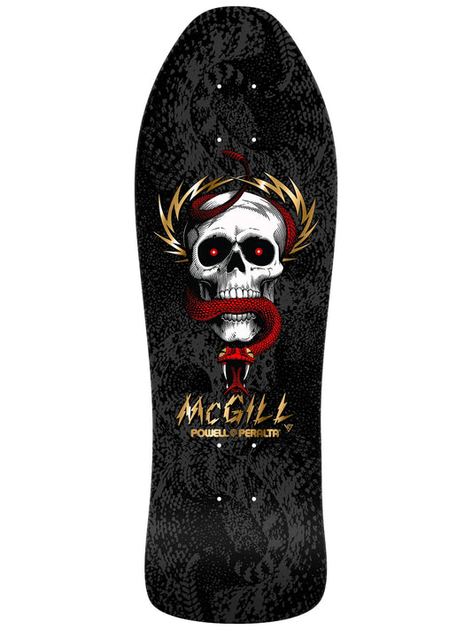 Powell Peralta Deck Bones Brigade Series 16 Mike McGill Reissue Black Gold Foil