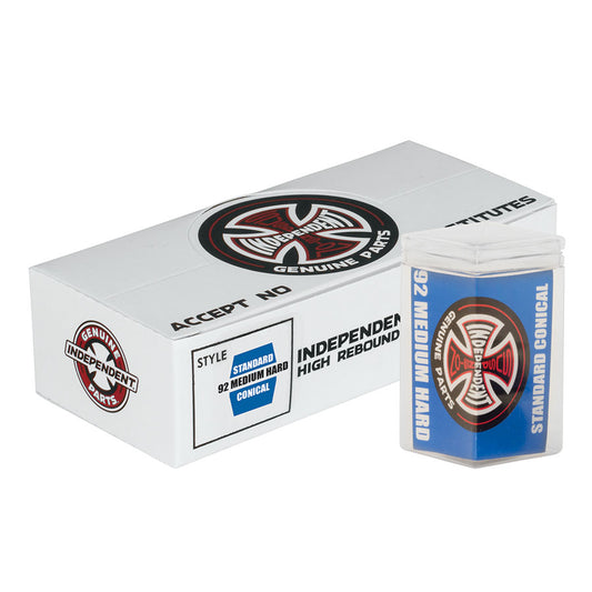 Independent Bushings 92A Medium Hard BLUE CONICAL Indy Skateboard Truck Rubbers