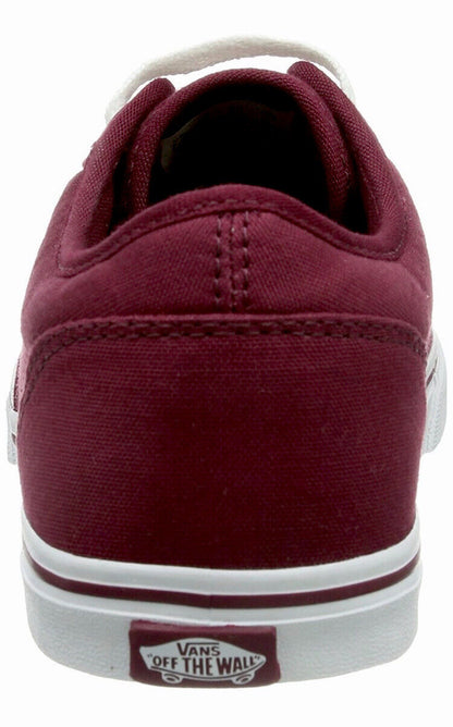 Vans Shoes Atwood Low Canvas Burgundy White US SIZE Skateboard Sneakers