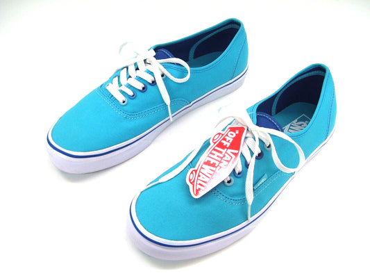 Vans Shoes Authentic Multi Pop Peacock Blue US MENS SIZE Unisex Sneakers