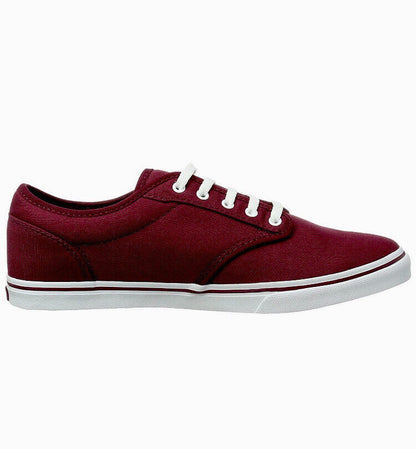 Vans Shoes Atwood Low Canvas Burgundy White US SIZE Skateboard Sneakers
