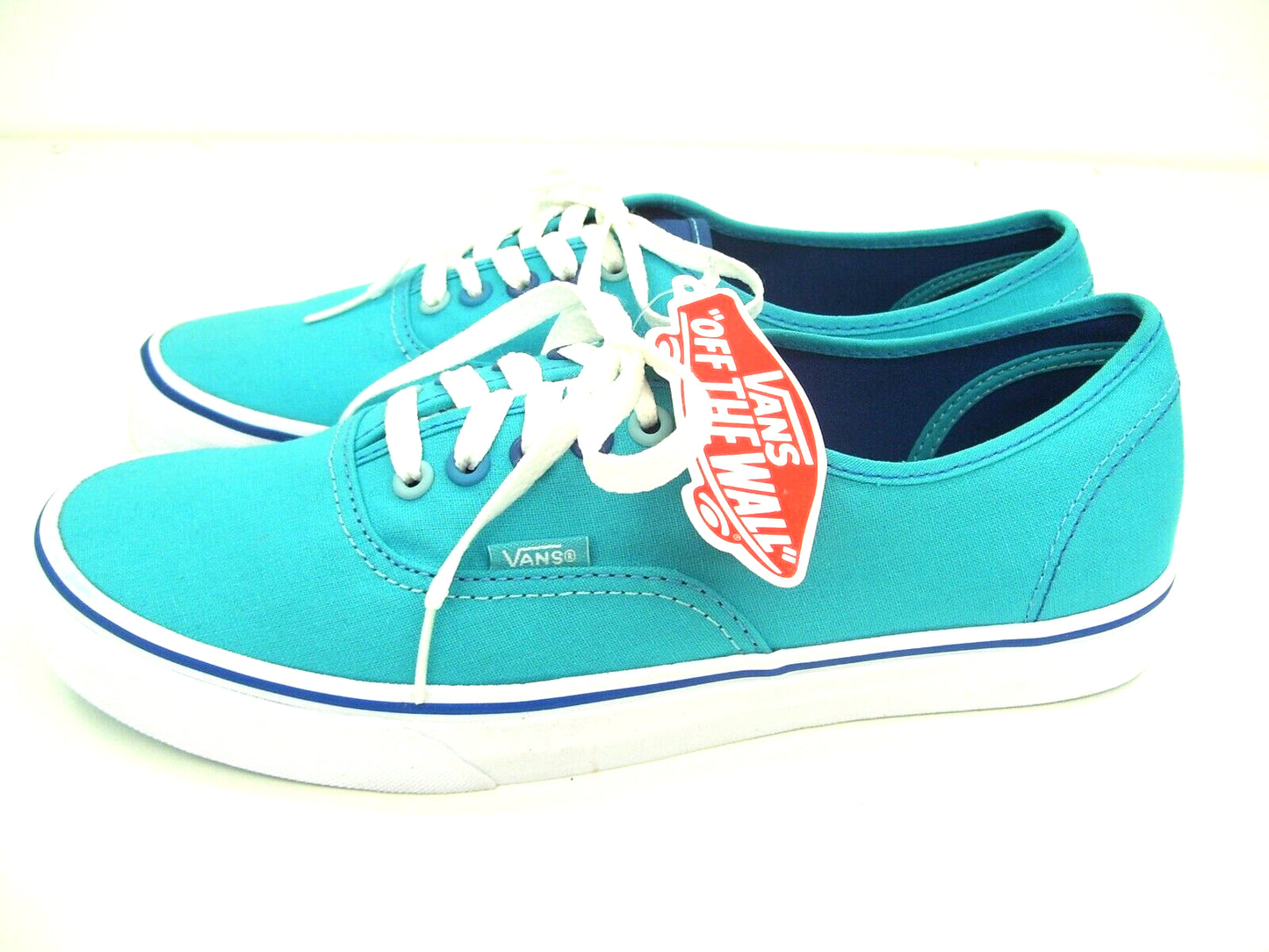 Vans Shoes Authentic Multi Pop Peacock Blue US MENS SIZE Unisex Sneakers