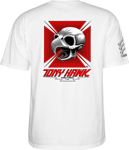 Powell Peralta Tee Tony Hawk White Bones Brigade Reissue T-Shirt