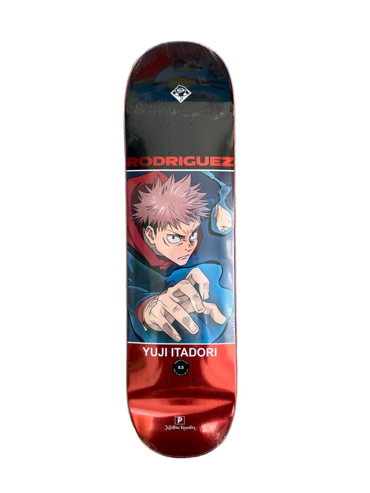 Primitive Skateboard Deck X Jujutsu Kaisen Yuji Rodriguez 8 5 Prod