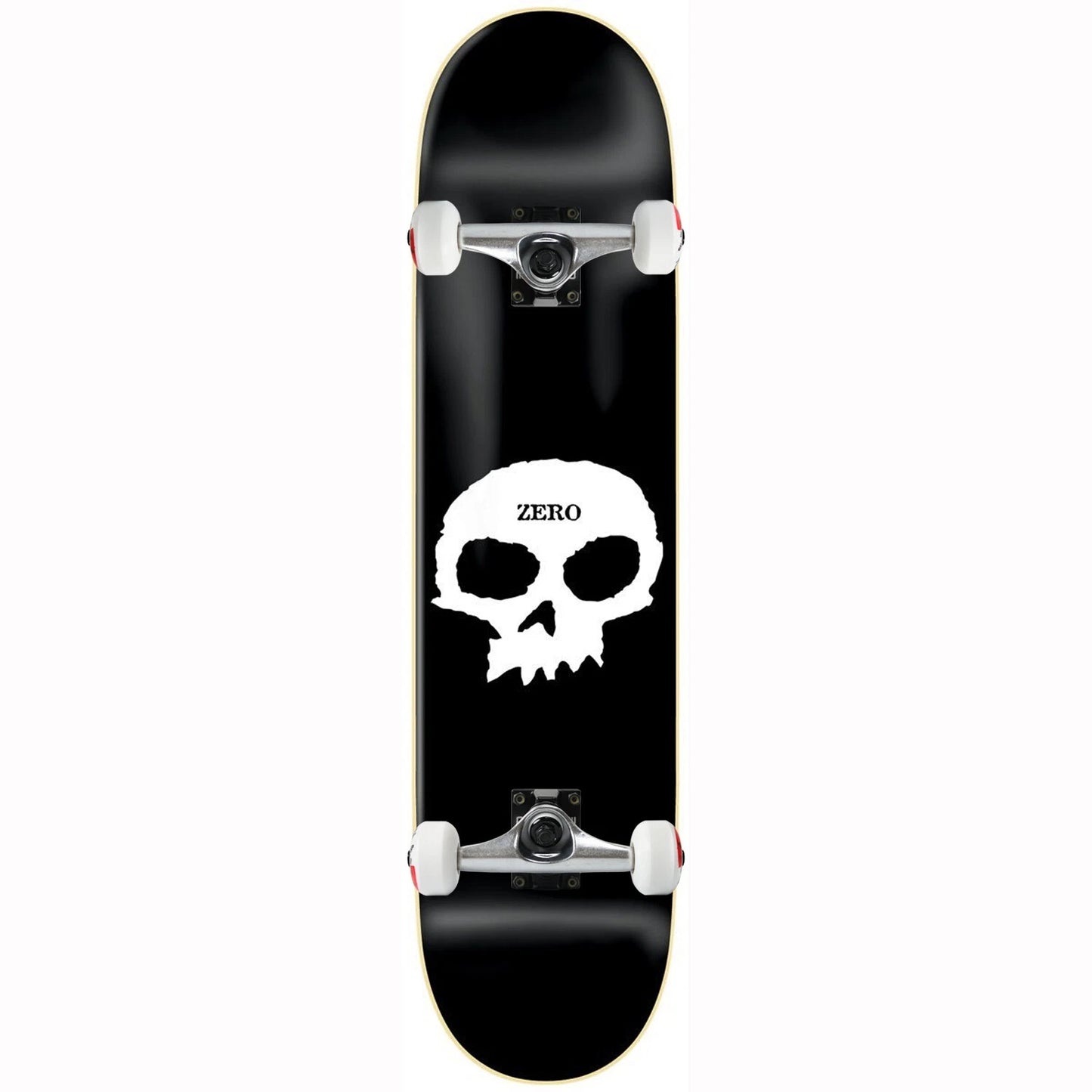 Zero Complete Skateboard Single Skull Black White 8 5 Unassembled