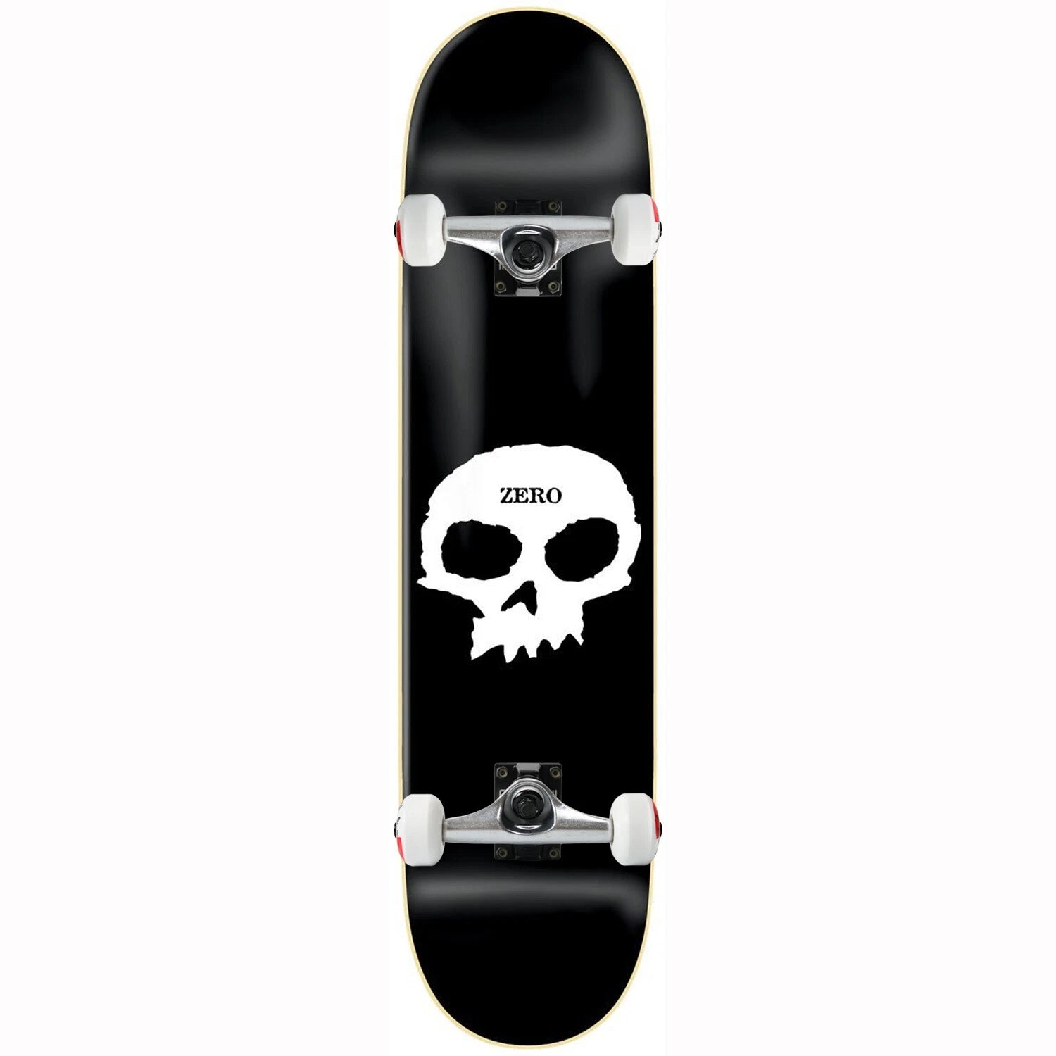 Zero Complete Skateboard Single Skull Black White 8 5 Unassembled