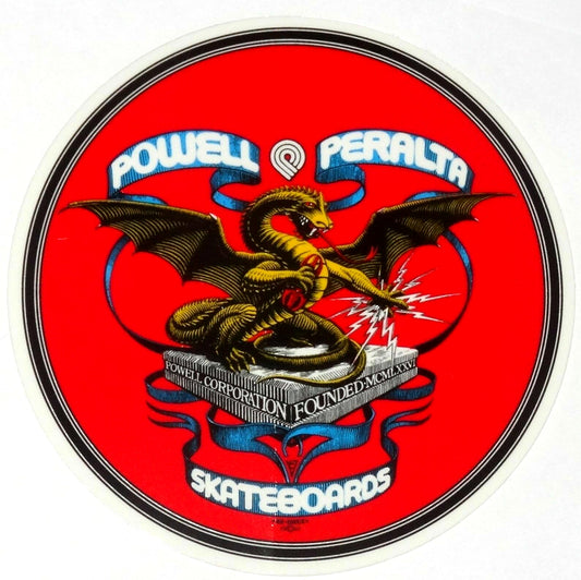 Powell Peralta Sticker Banner Dragon Reissue Skate Decal