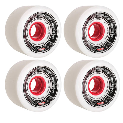 Globe Skateboard Wheels Roundabout Onshore 70mm White/Red 83a