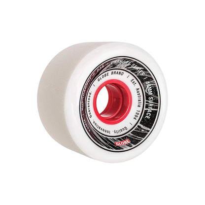 Globe Skateboard Wheels Roundabout Onshore 70mm White/Red 83a