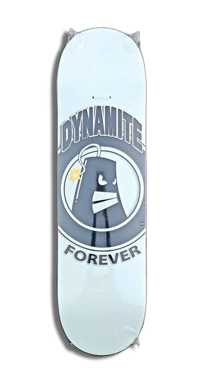 Dynamite Forever Complete Skateboard Icon White 8.25" (Glow In The Dark)