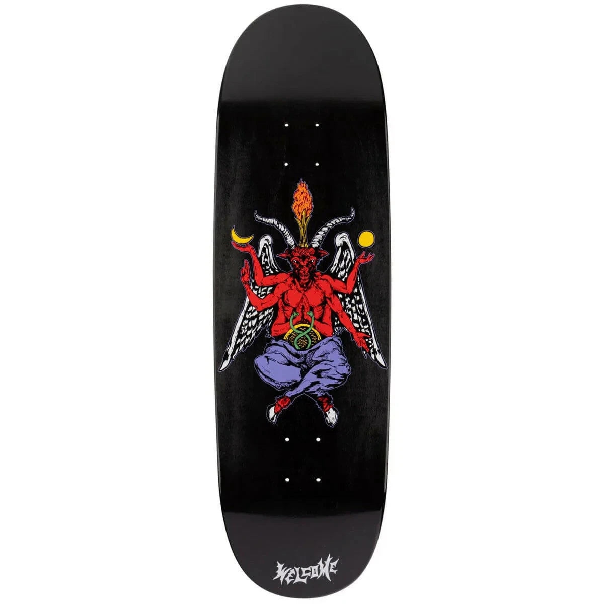 Welcome Skateboard Deck Bapholit Black Dip 9.5" (on Boline 2.0)
