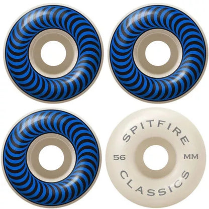 Spitfire Wheels Classics 56mm 99d Blue Swirl