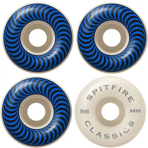 Spitfire Wheels Classics 56mm 99d Blue Swirl