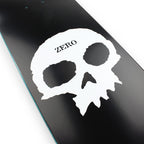 Zero Skateboard Deck Single Skull R7 Black White 8 375