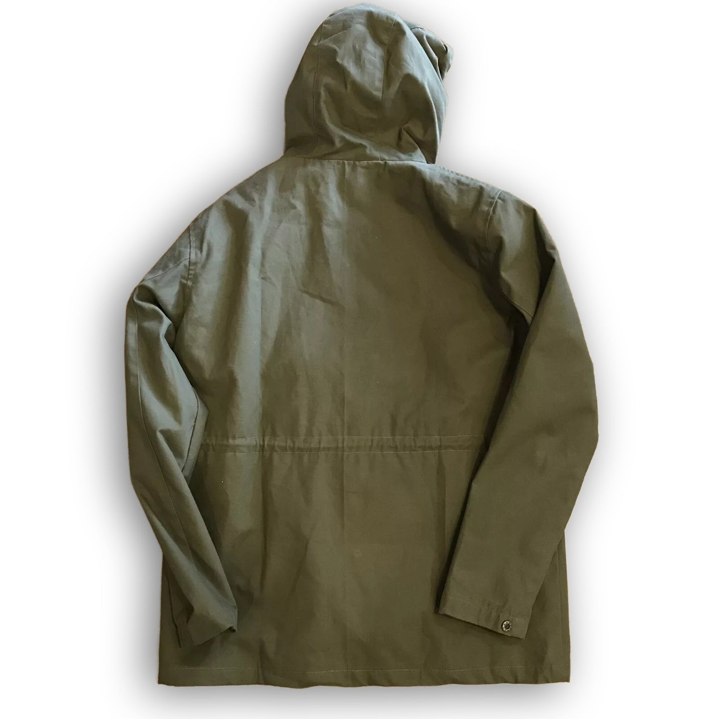 Kingpin Skate Supply Utility Jacket Green Heavy Cotton Drill Zip Up Button Hood