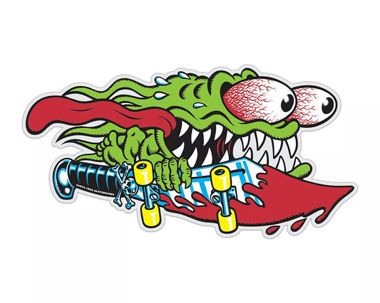 Santa Cruz Skateboards Sticker Slasher Sword 6" Skate decal