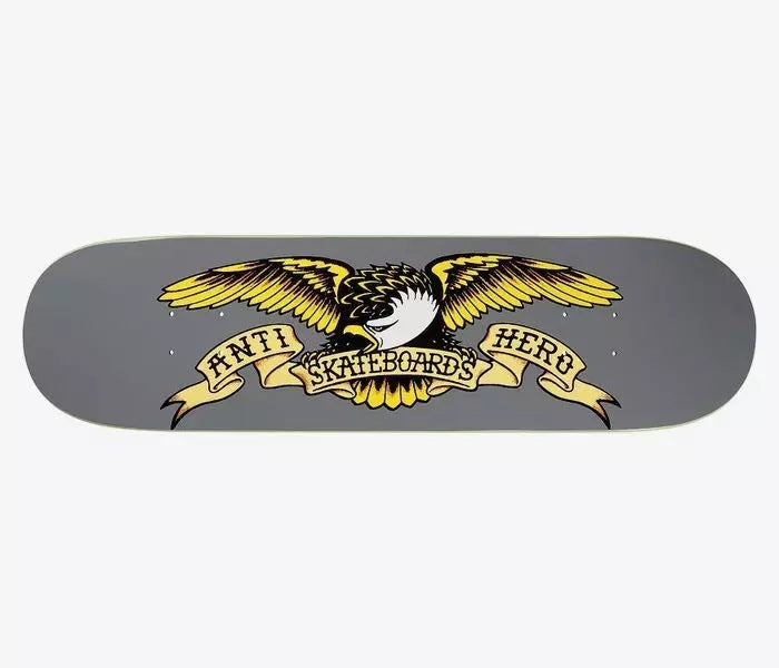 Anti Hero Skateboard Complete Classic Eagle 8.25" Grey Unassembled