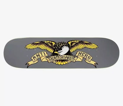 Anti Hero Skateboard Complete Classic Eagle 8.25" Grey Unassembled