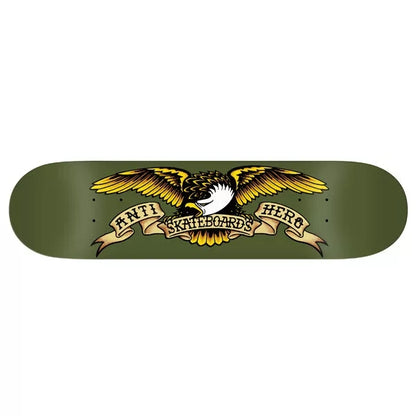 Anti Hero Skateboard Complete Classic Eagle 8.38" Army Green Unassembled