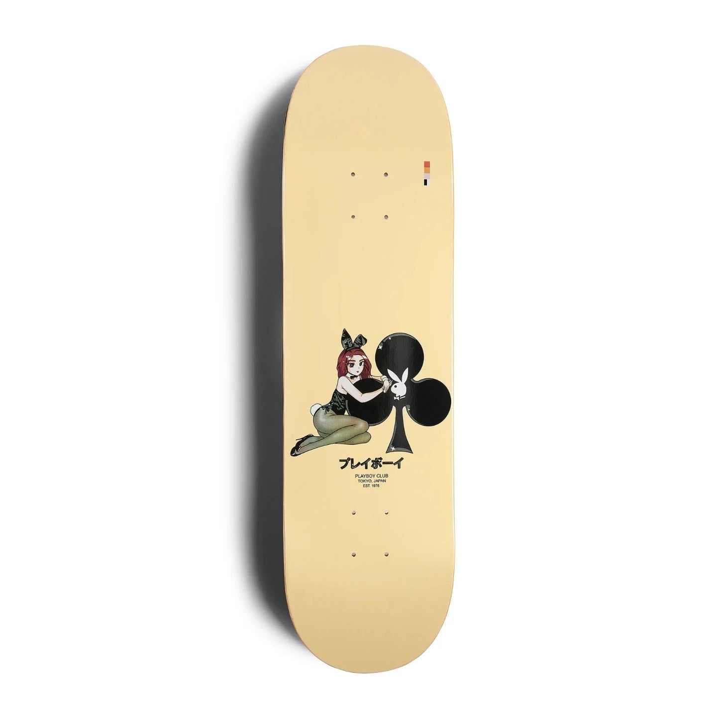 Color Bars Deck Playboy Tokyo Ace Of Clubs 8.5"