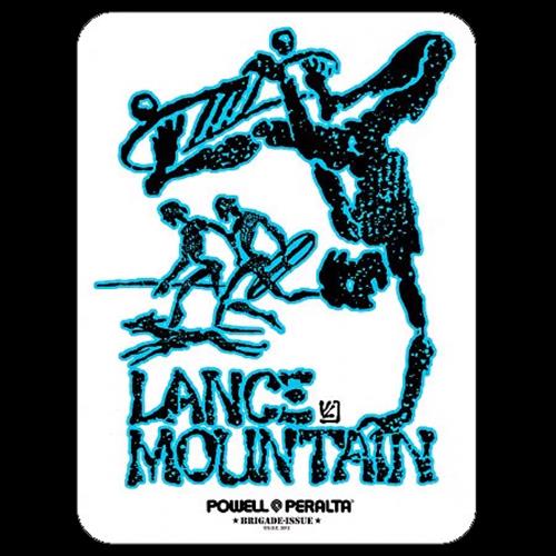 Powell Peralta Sticker Bones Brigade Lance Mountain Future Primitive Reissue