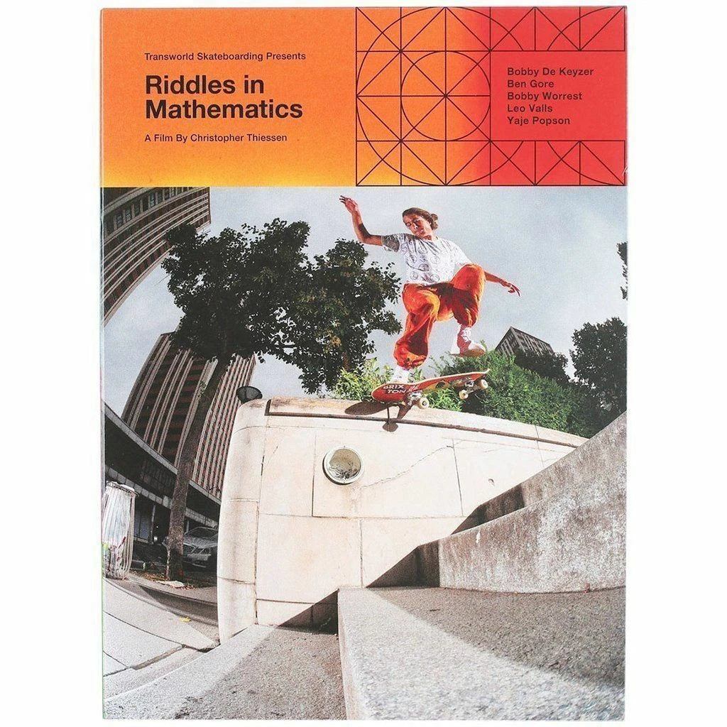 TRANSWORLD 2017 THE CINEMATOGRAPHER PROJECT RIDDLES IN MATHEMATICS 2 DVD AUST