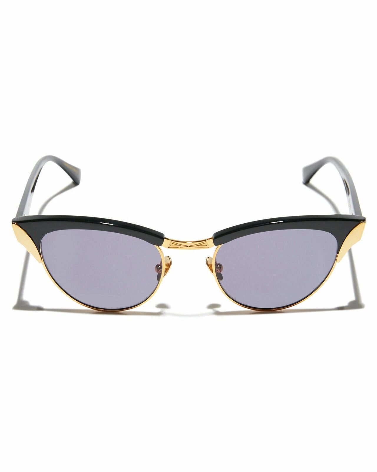 EPOKHE Austyn Sunglasses BLACK POLISHED GOLD BLACK Lens
