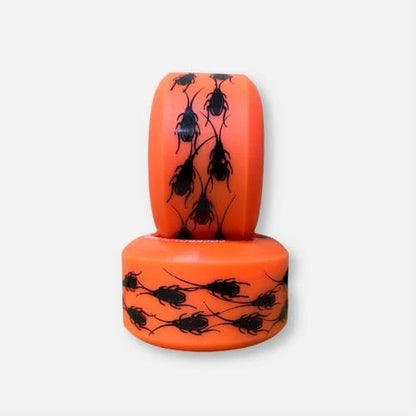 COCKROACH wheels ORIGINALS 63MM 96A ORANGE OLD SCHOOL 1988 shape