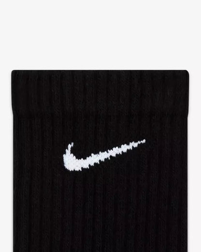 NIKE SB Socks 3 Pack Crew Black SIZE XL Everyday Cushioned New Skateboard Sox