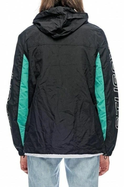 STUSSY OUTER JACKET SPRAY JACKET HOOD Black NEW ST06508