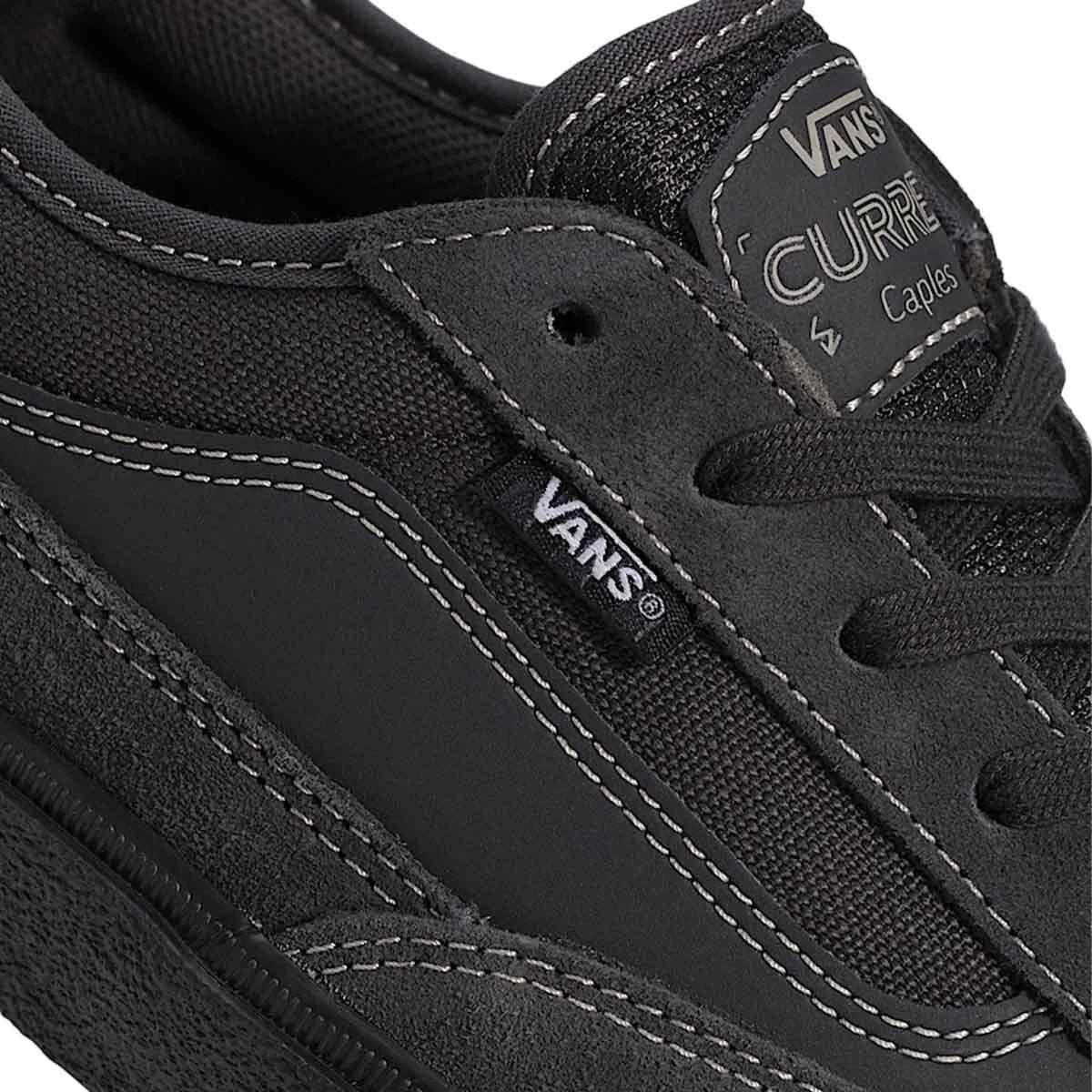 Vans Curren Caples Pro Skate Shoes Charcoal Black