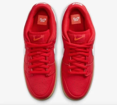 Nike SB - Dunk Low Pro University Red / Gum US Mens Shoe FJ1674 - 600
