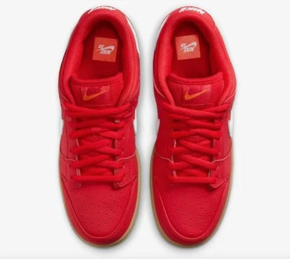 Nike SB - Dunk Low Pro University Red / Gum US Mens Shoe FJ1674 - 600