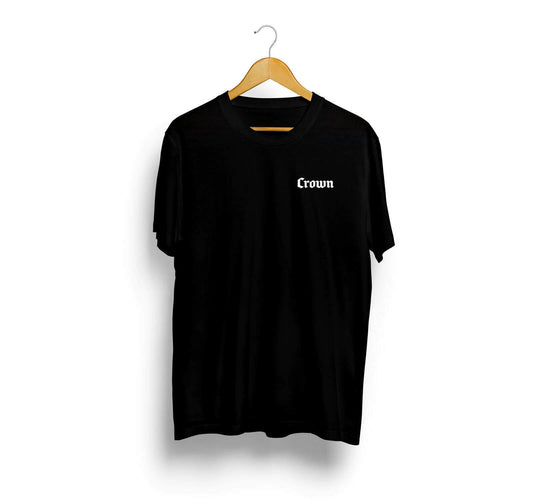 CROWN LOGO TEE BLACK New Skate Aust Seller Skate Shop FREE POST