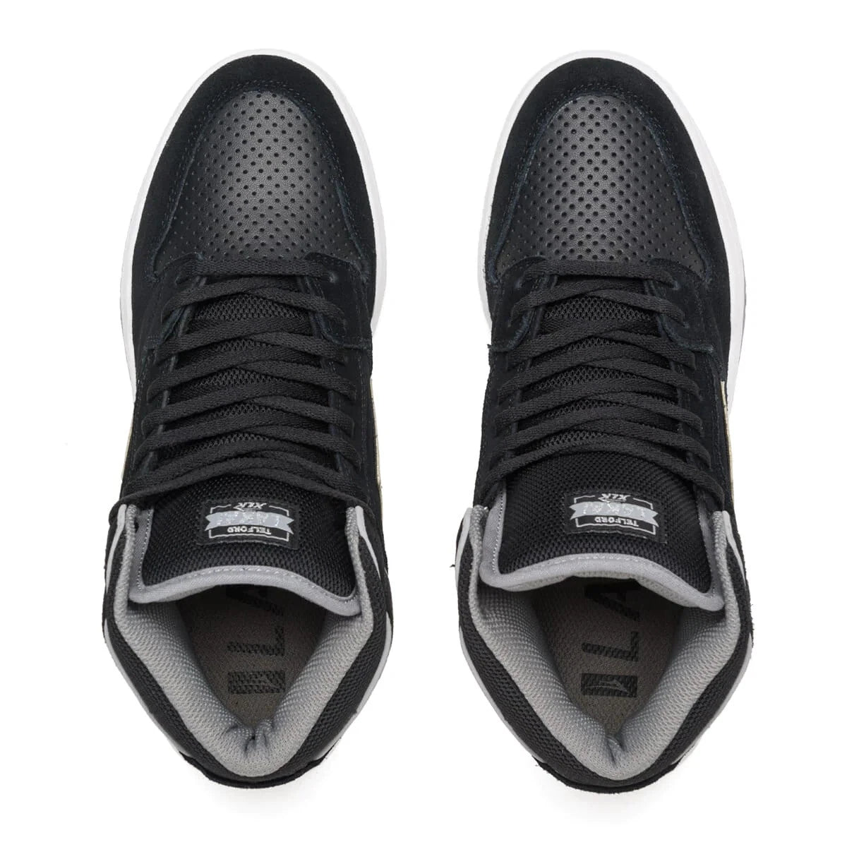 Lakai - Telford Suede Skate Shoes Black / Reflective Suede New Skate Shoe US Men