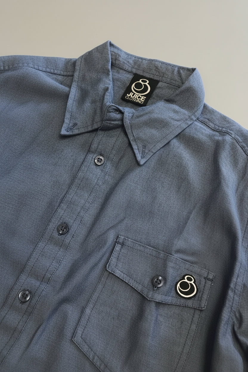 JUICE clothing LONG SLEEVE BUTTON UP SHIRT