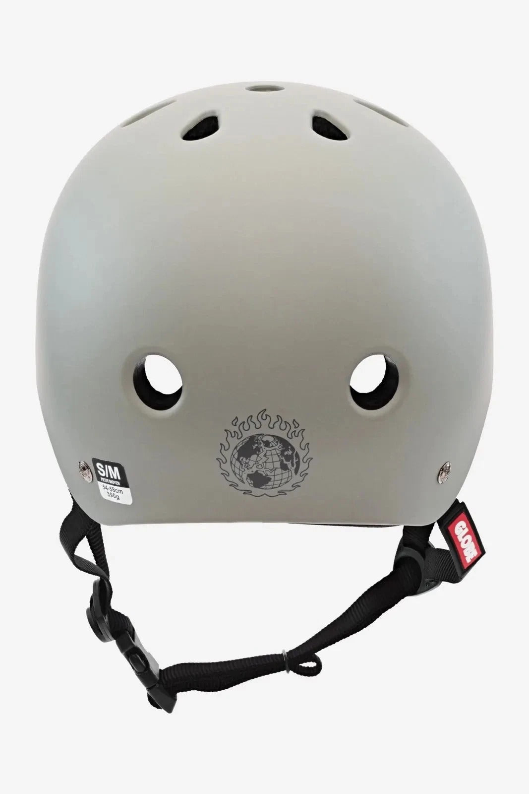 Globe Goodstock Certified Helmet Matte Gunmetal Bandana EPS Foam Dual Padding
