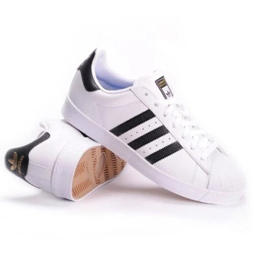 ADIDAS ORIGINALS SUPERSTAR VULC ADV SHOES WHITE BLACK D68718