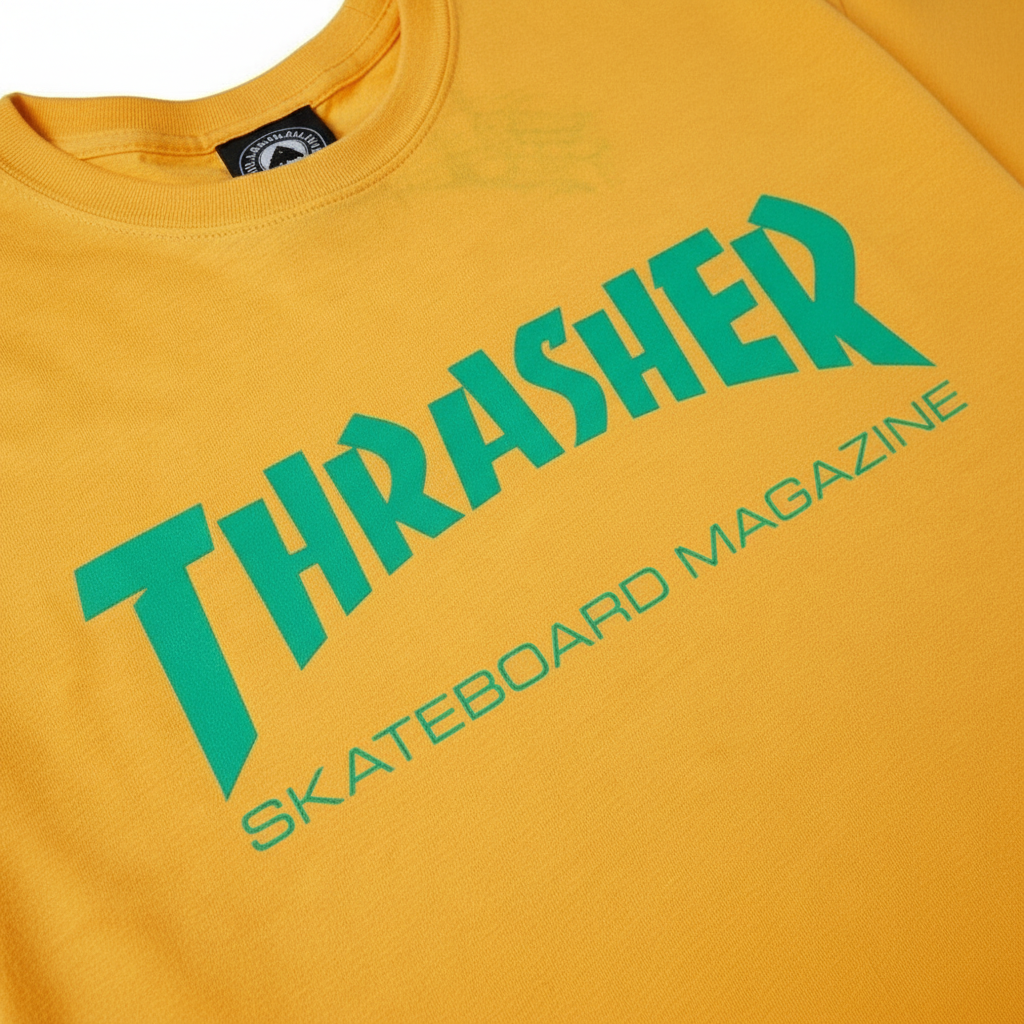 Thrasher Skate Mag T-Shirt Gold