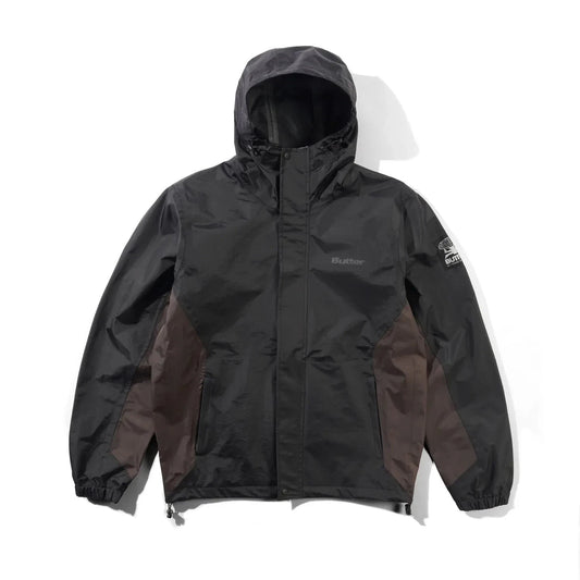 Butter Goods T-Rain Jacket Black/Brown